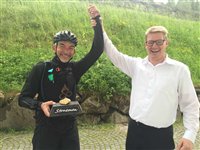 Heißluftballon am Dolomit Superbike