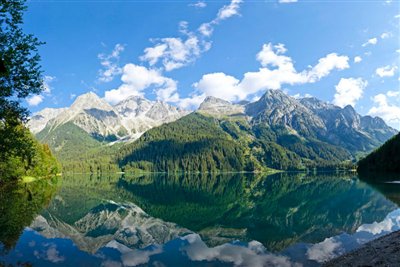 Lake of Anterselva near Dobbiaco