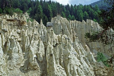 Erth Pyramids at Perca between Dobbiaco and Brunico