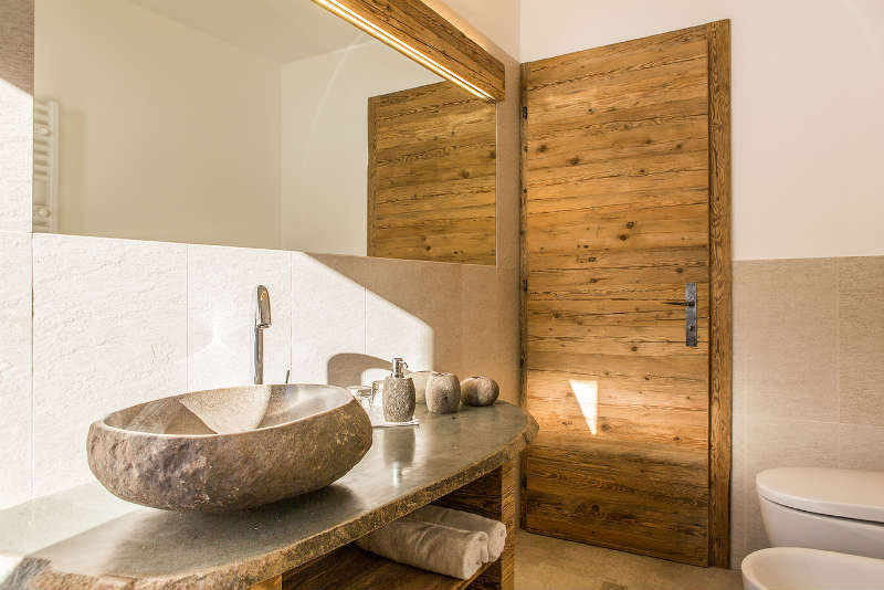 Camera superior con sauna a raggi infrarossi Bagno con sauna